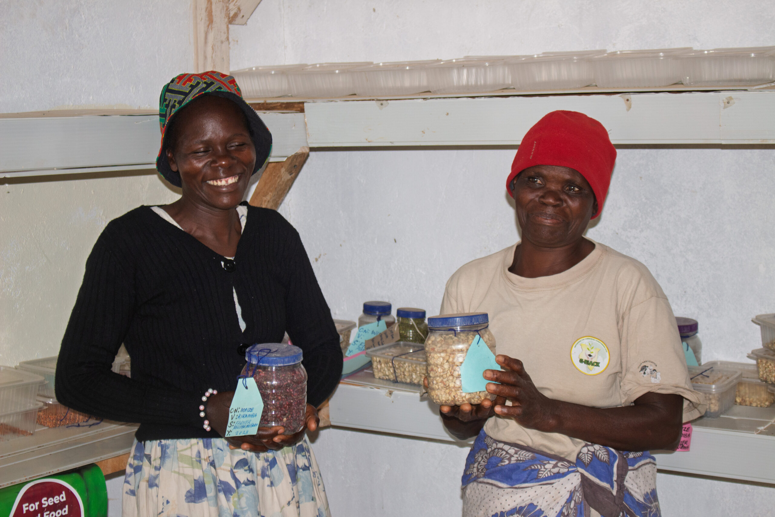 Women farmers using biointensive agriculture in Kenya